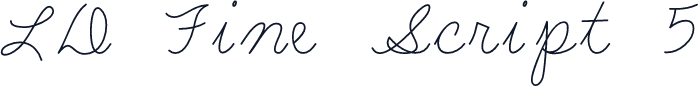 LD Fine Script 5