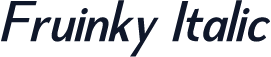 Fruinky Italic