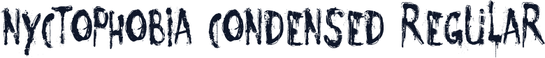 Nyctophobia Condensed Regular