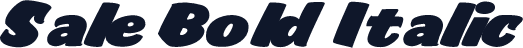 Sale Bold Italic
