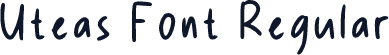 Uteas Font Regular