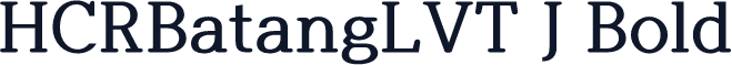 HCRBatangLVT J Bold