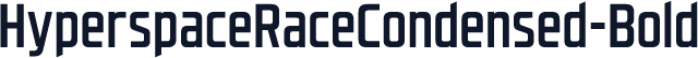 HyperspaceRaceCondensed-Bold