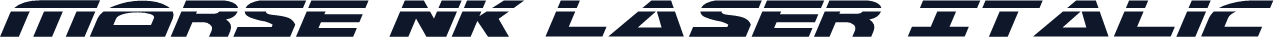 Morse NK Laser Italic