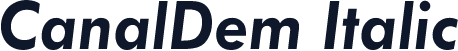 CanalDem Italic