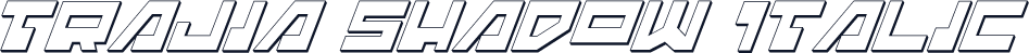 Trajia Shadow Italic
