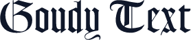 Goudy Text