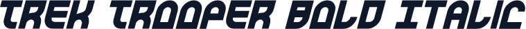Trek Trooper Bold Italic