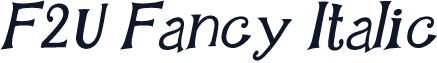 F2U Fancy Italic