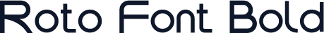 Roto Font Bold