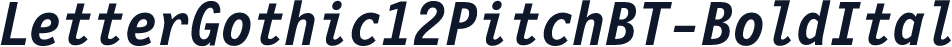 LetterGothic12PitchBT-BoldItal