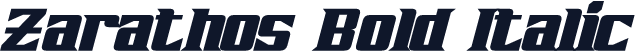 Zarathos Bold Italic