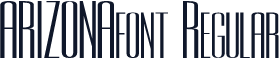 ARIZONAfont Regular