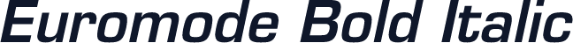 Euromode Bold Italic