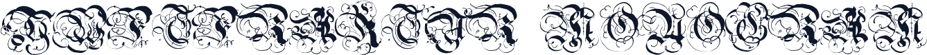 YWFTFraktur-Monogram