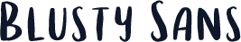 Blusty Sans