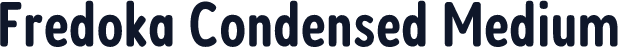 Fredoka Condensed Medium