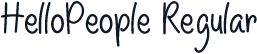 HelloPeople Regular