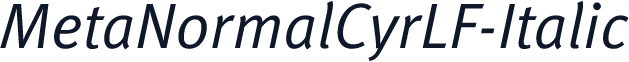 MetaNormalCyrLF-Italic