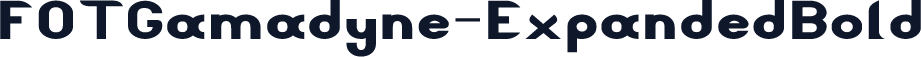 FOTGamadyne-ExpandedBold