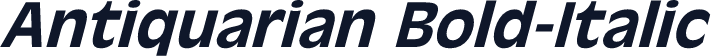 Antiquarian Bold-Italic
