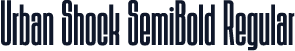 Urban Shock SemiBold Regular