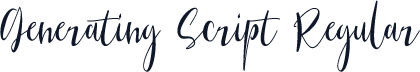 Generating Script Regular