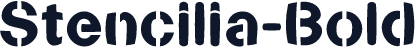 Stencilia-Bold