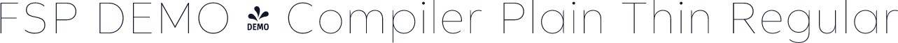 FSP DEMO - Compiler Plain Thin Regular