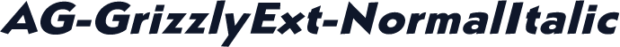 AG-GrizzlyExt-NormalItalic