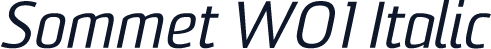 Sommet W01 Italic