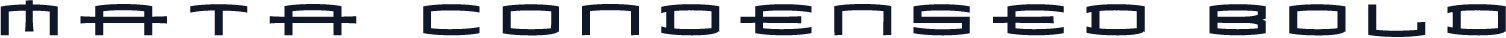 Mata Condensed Bold