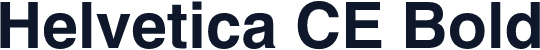 Helvetica CE Bold