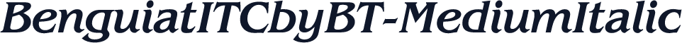 BenguiatITCbyBT-MediumItalic