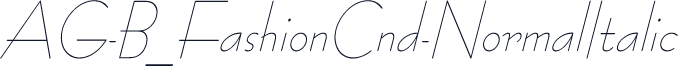 AG-B_FashionCnd-NormalItalic