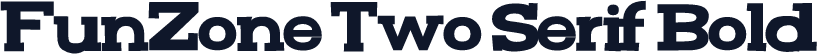FunZone Two Serif Bold