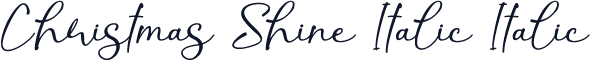 Christmas Shine Italic Italic