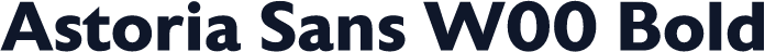 Astoria Sans W00 Bold