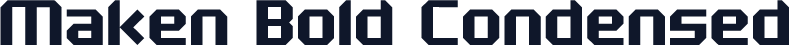 Maken Bold Condensed
