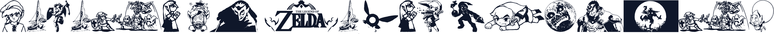 Legend Of Zelda TriFont