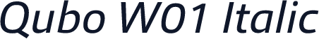 Qubo W01 Italic