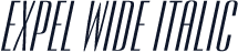 Expel Wide Italic