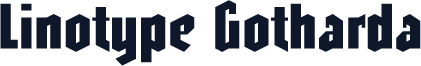 Linotype Gotharda