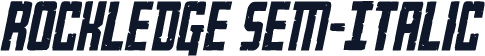 Rockledge Sem-Italic