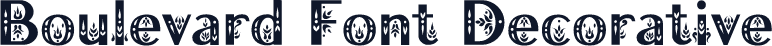 Boulevard Font Decorative