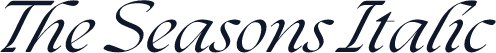The Seasons Italic