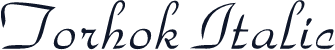 Torhok Italic