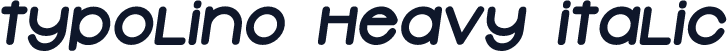 Typolino Heavy Italic