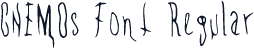 CHEMOs Font Regular