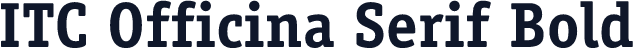 ITC Officina Serif Bold
